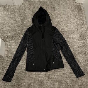 The North Face Gray Dyvinity Shorty Jacket - Women's Medium Full Zip Thumb Holes